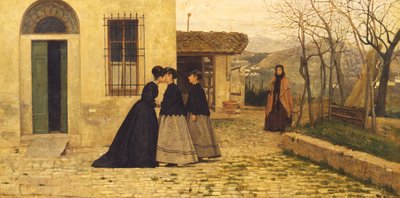 La Visita, 1868 da Silvestro Lega